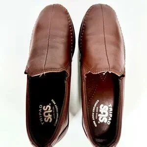 SAS Women’s Dream Brown Leather Slip On Loafers Size 5.5. Made in USA Dream Slip On Loafer | SAS Shoes main image 4